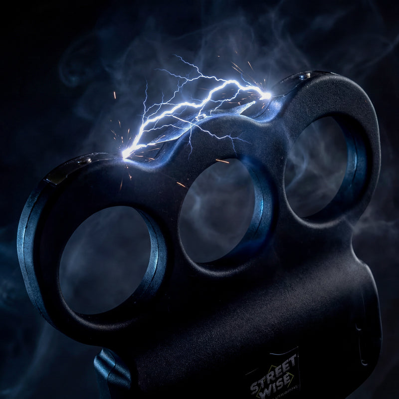 Close your fist. It fires.