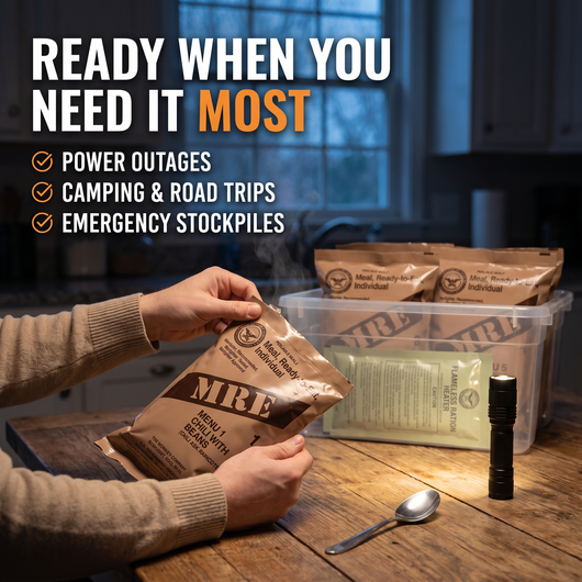 U.S. Military MRE Meals Ready-To-Eat Variety Pack