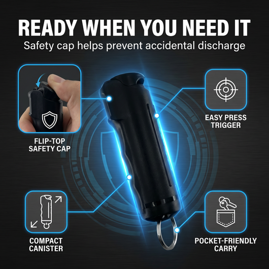 Streetwise Sticky Gel Pepper Spray - 0.5 oz