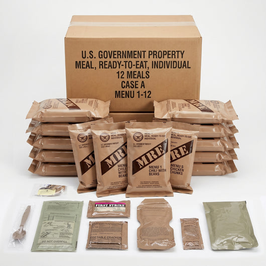 U.S. Military MRE Meals Ready-To-Eat Variety Pack