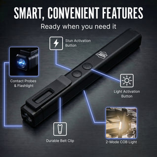 Streetwise Hot Rod Stun Gun – 50M Volt Rechargeable with Dual Light