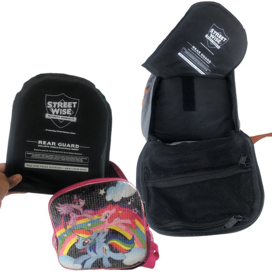 Streetwise Rear Guard Ballistic Shield Backpack Insert – Level IIIA, Made in USA