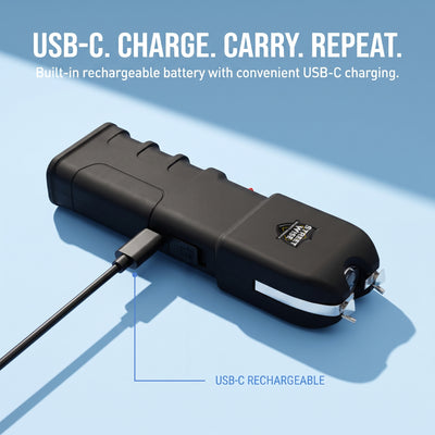 Tap Out – 85M Volt Stun Gun with Auto Stun Technology