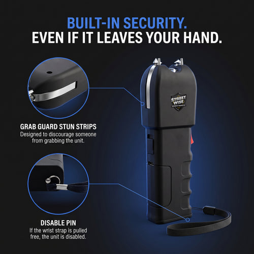 Tap Out – 85M Volt Stun Gun with Auto Stun Technology