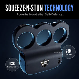 Streetwise Triple Sting Ring 28M Volt Stun