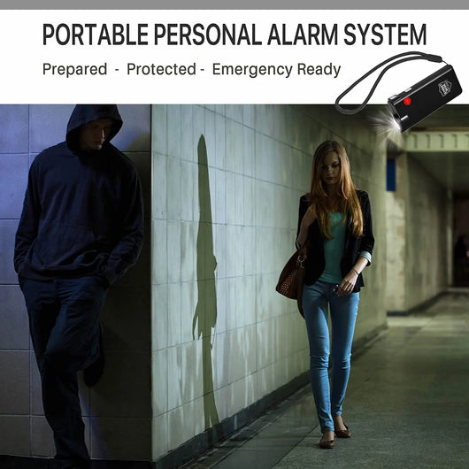 Streetwise Knight Light Alarm Flashlight – 130 dB Siren, 350-Lumen Rechargeable