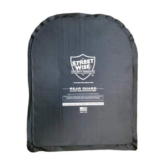 Streetwise Rear Guard Ballistic Shield Backpack Insert – Level IIIA, Made in USA