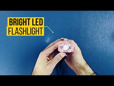 pink stun gun with flashlight and wrist strap unboxing for women