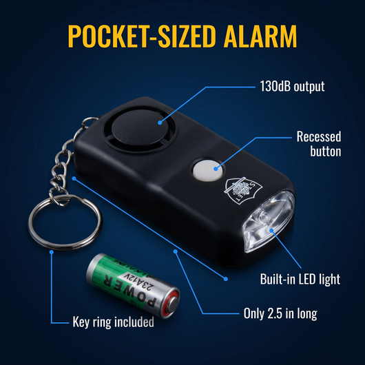 Streetwise Keychain Alarm – 130 dB Personal Siren