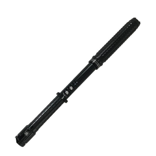 Streetwise stun baton fully extended with control buttons and ergonomic grip