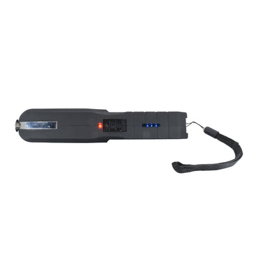Streetwise rechargeable stun gun with LED indicator lights showing charge level